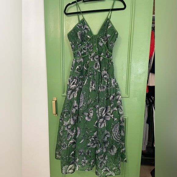 Anthropologie Green Dress - Picture 5 of 8